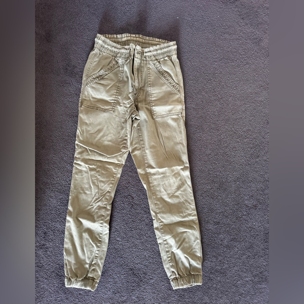 American Eagle Green Utility Joggers